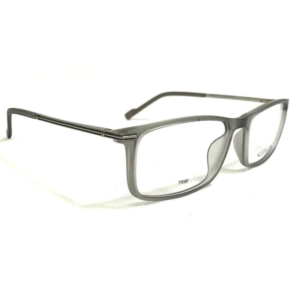 Wired by Avalon Eyeglasses Frames 6053 Matte Gray Rectangular Full Rim 53-17-135